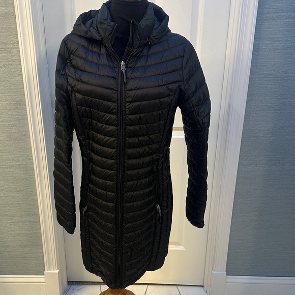 32 Degrees Women's Black Long Puffer Coat - Picture 1 of 2